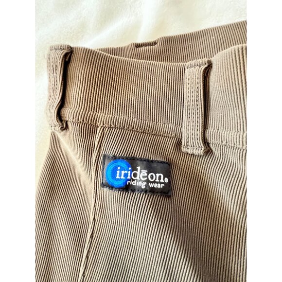 Irideon Riding Wear Medium Brown Equestrian Breeches Made In USA 86n - Picture 11 of 11
